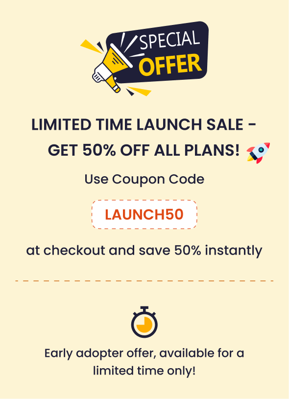 Launch Discount
